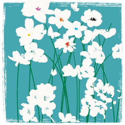 Fiori turchesi da Jenny Frean