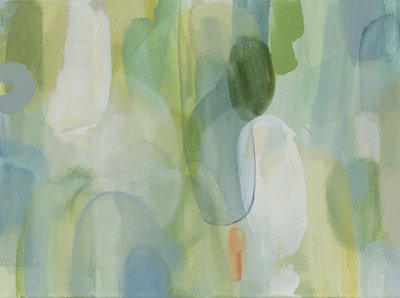 Verde e blu: astratto da Jenny Westenhofer