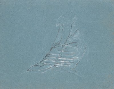 Gilet da uomo in seta, studio per il ritratto di Jean-Alphonse Turrettini da Jens Juel