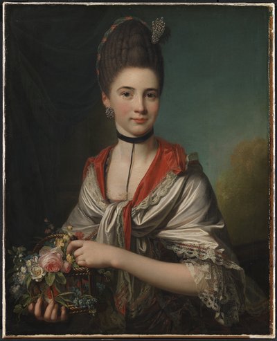 Ritratto di Anna Elisabeth Battier, nata Storp da Jens Juel