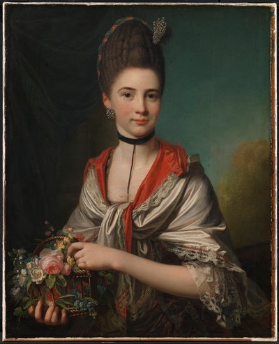 Ritratto di Anna Elisabeth Battier, nata Storp da Jens Juel