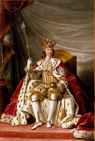 Ritratto del re Cristiano VII di Danimarca, 1789 da Jens Juel