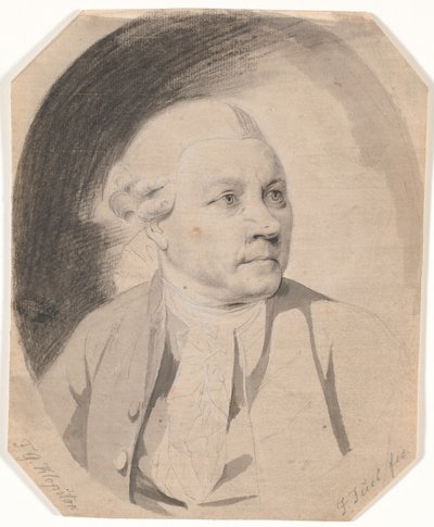 Ritratto del poeta F.G. Klopstock (1724-1803) da Jens Juel