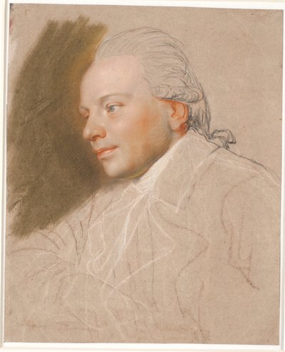 Ritratto di un giovane signore, incompiuto da Jens Juel