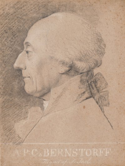Ritratto dello statista A.P. Bernstorff da Jens Juel