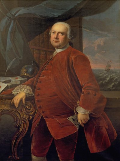 Postmaster Frederik Carl Harboe (?) da Jens Juel