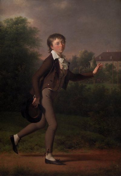 Ragazzo che corre. Marcus Holst von Schmidten da Jens Juel
