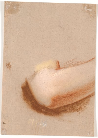 Studio del gomito destro di una donna da Jens Juel