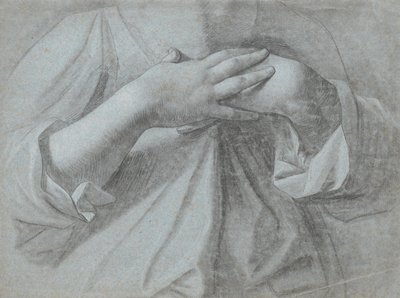 Studio di un paio di mani, incrociate sul petto da Jens Juel