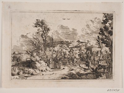 Una strada di campagna in una regione montuosa da Jens Knudsen
