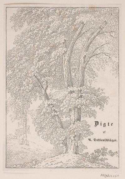Illustrazione per le poesie di Oehlenschläger in "Gæa" da Jens Peter Lund