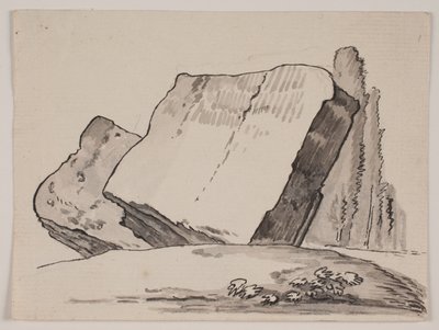 Frammenti di rovine e cipressi da Jens Petersen Lund