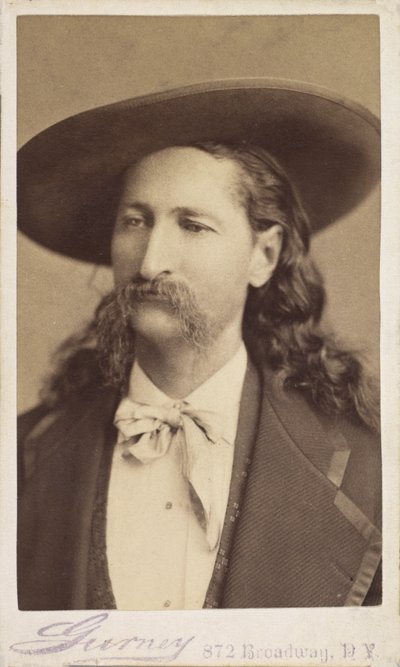 Wild Bill Hickok, pub. 1873 (foto) da Jeremiah Gurney