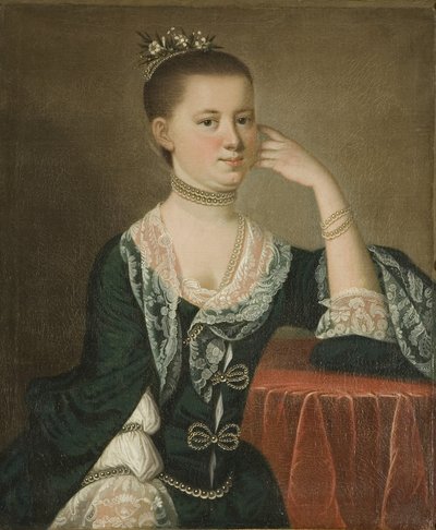 Ritratto di Mrs Elias Vander Horst da Jeremiah Theus