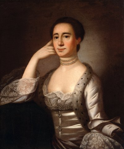 Ritratto di Mrs. John Champneys da Jeremiah Theus