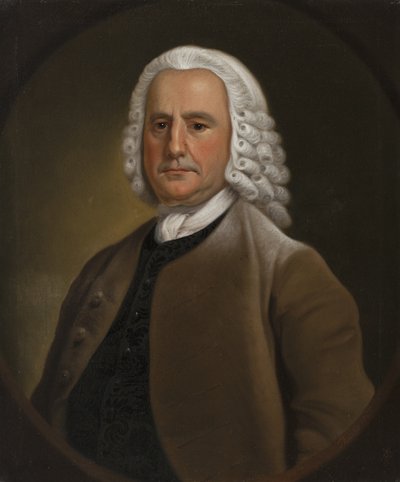 Ritratto di un uomo, probabilmente Isaac Holmes, c.1755 da Jeremiah Theus