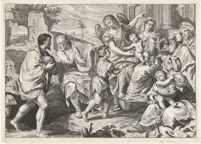La Sacra Famiglia in compagnia di altri da Jeremias Falck