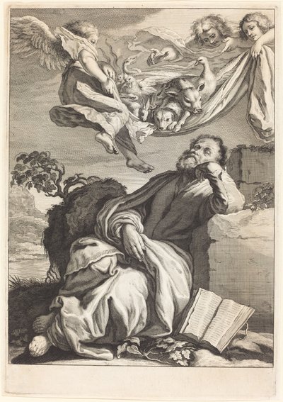 Il sogno di San Pietro da Jeremias Falck after Johann Liss