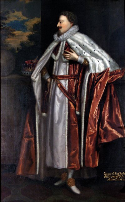 Roger Manners, 5° Conte di Rutland (1576-1612), c.1675 da Jeremias van der Eyden