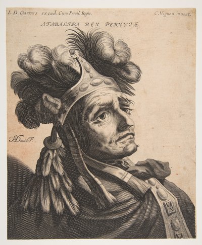 Atabalipa, Re del Perù, ca. 1634-37 da Jerôme David