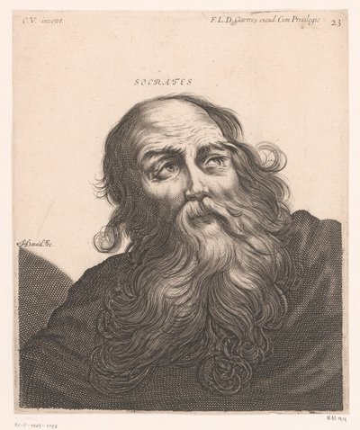 Ritratto di Socrate (serie: Busti di filosofi e re) da Jerôme David