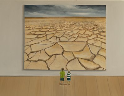 Niente acqua, 2019 (olio su tela) da Jerome Glomaud