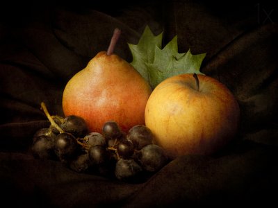 Natura morta “Raccolto oscuro” da Jerome Zakka Bajjani