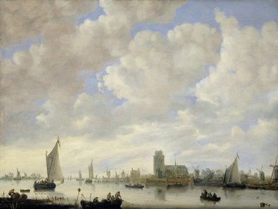 Veduta della Merwede vicino a Dordrecht da Jeronymus van Diest (II) (attributed to)