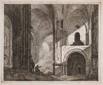 Interno della stessa rovina 1806 da Jes Bundsen