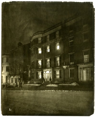 Beacon St, Boston, Mass, USA, c.1902-10 da Jessie Tarbox Beals