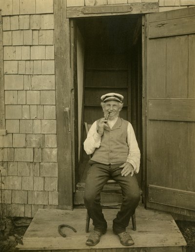 Capitano Billy Bowen, capitano di mare di Nantucket, c.1905-09 da Jessie Tarbox Beals