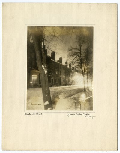 Chestnut Street, Boston, USA, c.1902-10 da Jessie Tarbox Beals