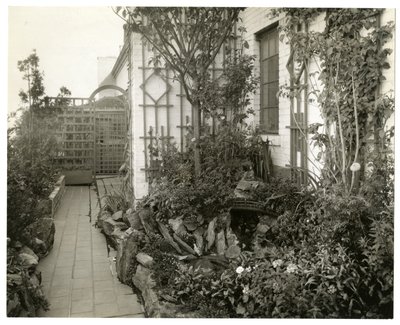 Giardino della Sig.ra Regina Jais, c.1936-37 da Jessie Tarbox Beals