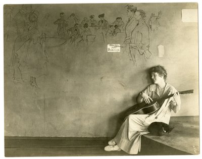 La soffitta di Grace Godwin, Greenwich Village, New York, USA da Jessie Tarbox Beals