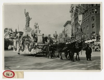 Carro Allegorico Storico n. 53: Statua della Libertà da Jessie Tarbox Beals