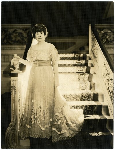 Signora Frank G Logan di Chicago, mecenate d
