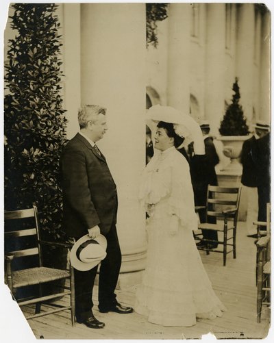 Mrs Norman Mack, Gov Odell, Esposizione di St Louis 1903 da Jessie Tarbox Beals