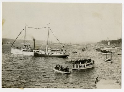 Parata navale, 25 settembre vista generale verso la tomba di Grant da Jessie Tarbox Beals