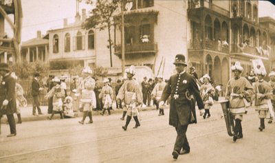 New Orleans, Mardi Gras, c.1905 da Jessie Tarbox Beals