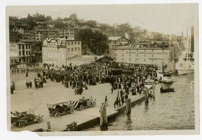 Newburgh: ricevimento sul molo da Jessie Tarbox Beals