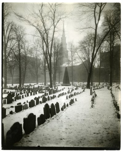 Old Granary Burying Ground, Boston, USA, c.1902-10 da Jessie Tarbox Beals