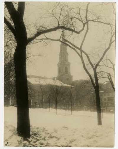 Chiesa di Park Street, Boston, USA, c.1902-10 da Jessie Tarbox Beals