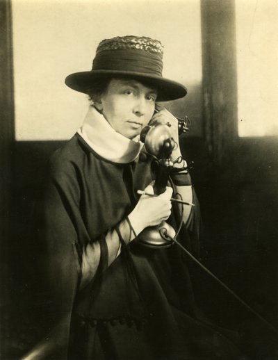 Rachel Crothers drammaturga, c.1905-18 da Jessie Tarbox Beals