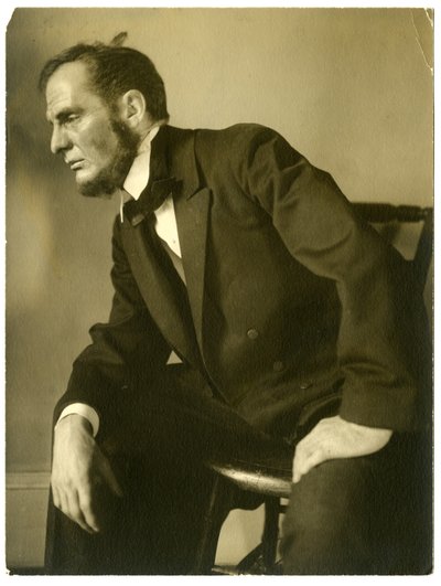 William Raoul del Liberal Club come Abraham Lincoln da Jessie Tarbox Beals
