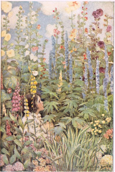 Un bambino tra i fiori selvatici, da 