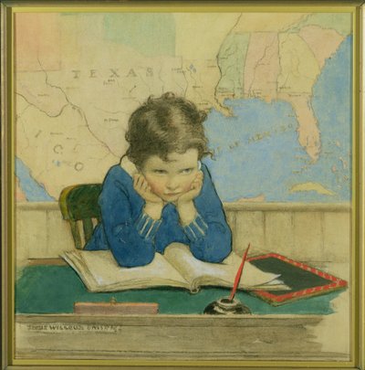 Illustrazione di copertina per la rivista Good Housekeeping, ottobre 1928 da Jessie Willcox Smith
