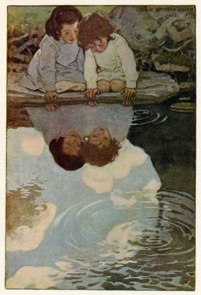 Fiume dello specchio da Jessie Willcox Smith
