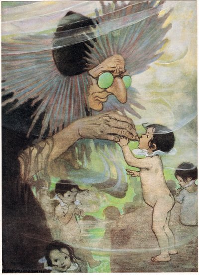 Mrs Bedoneasyoudid, illustrazione da 