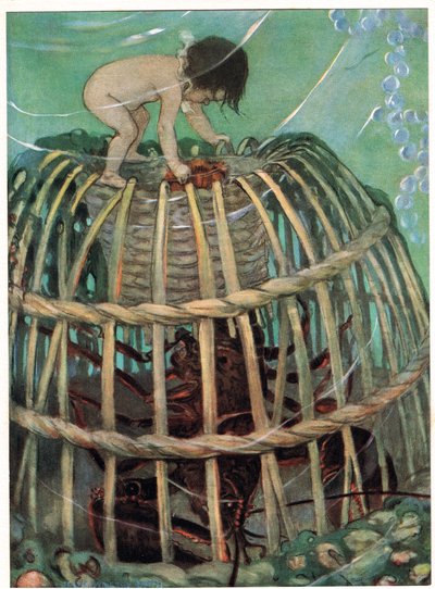 Tom e la trappola per aragoste, illustrazione da 