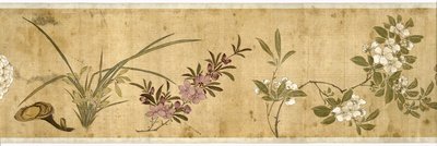 Cento Fiori, inizio XVII secolo (dettaglio) da Jiayan Chen